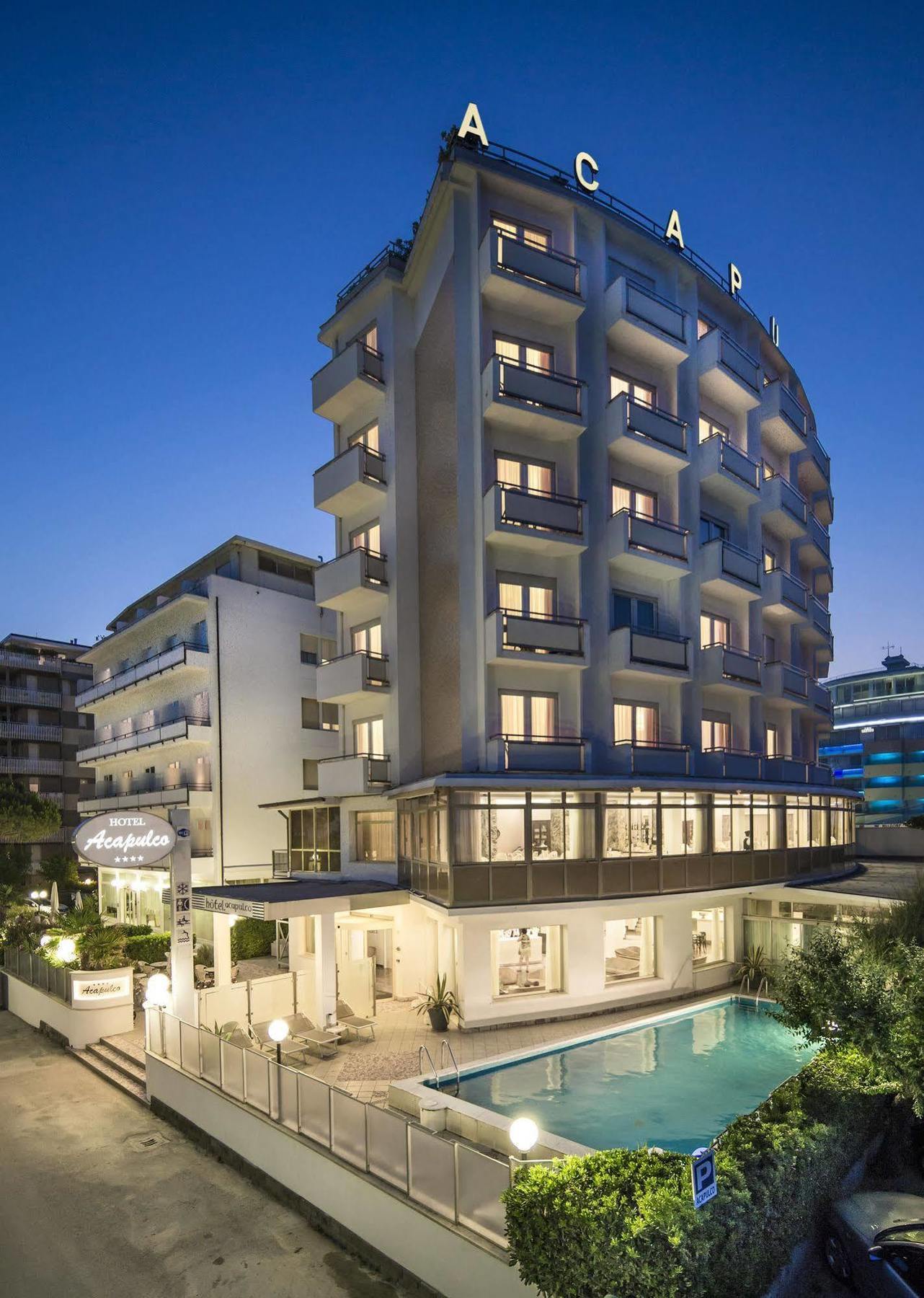 Hotel Acapulco Milano Marittima Exteriör bild
